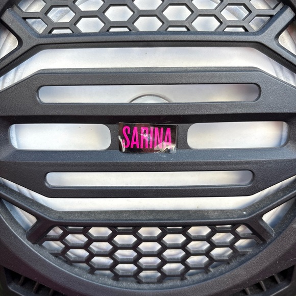 Black Portable Speaker with LED Light - Picture 1 of 7